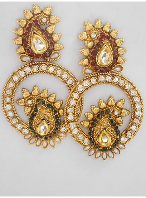 Polki Earrings